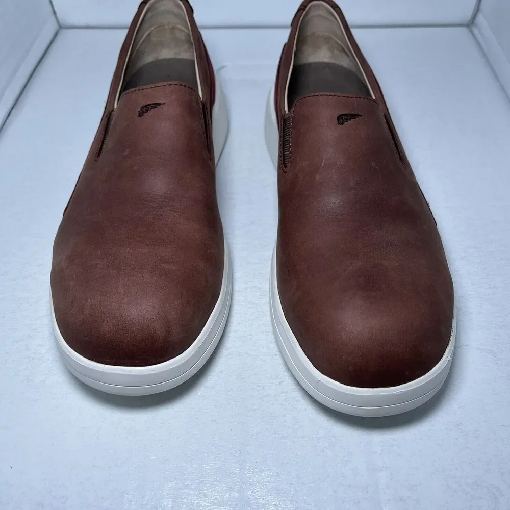 Red Wing Women's Brown Leather Cross Lite Slip On Shoes Aluminum Toe Size 8 - Picture 7 of 11